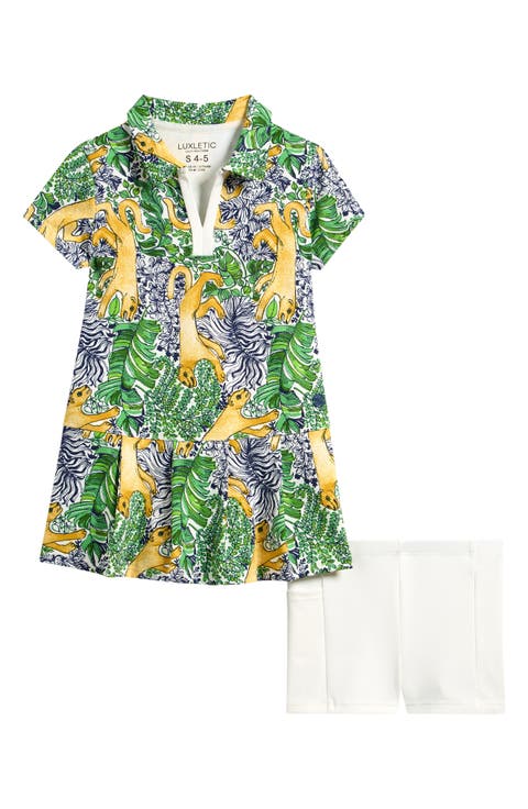 Kids' Mini Cayo Costa Performance Dress & Shorts Set