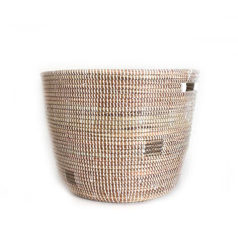 Flat Lid Storage Basket Squares Low Storage