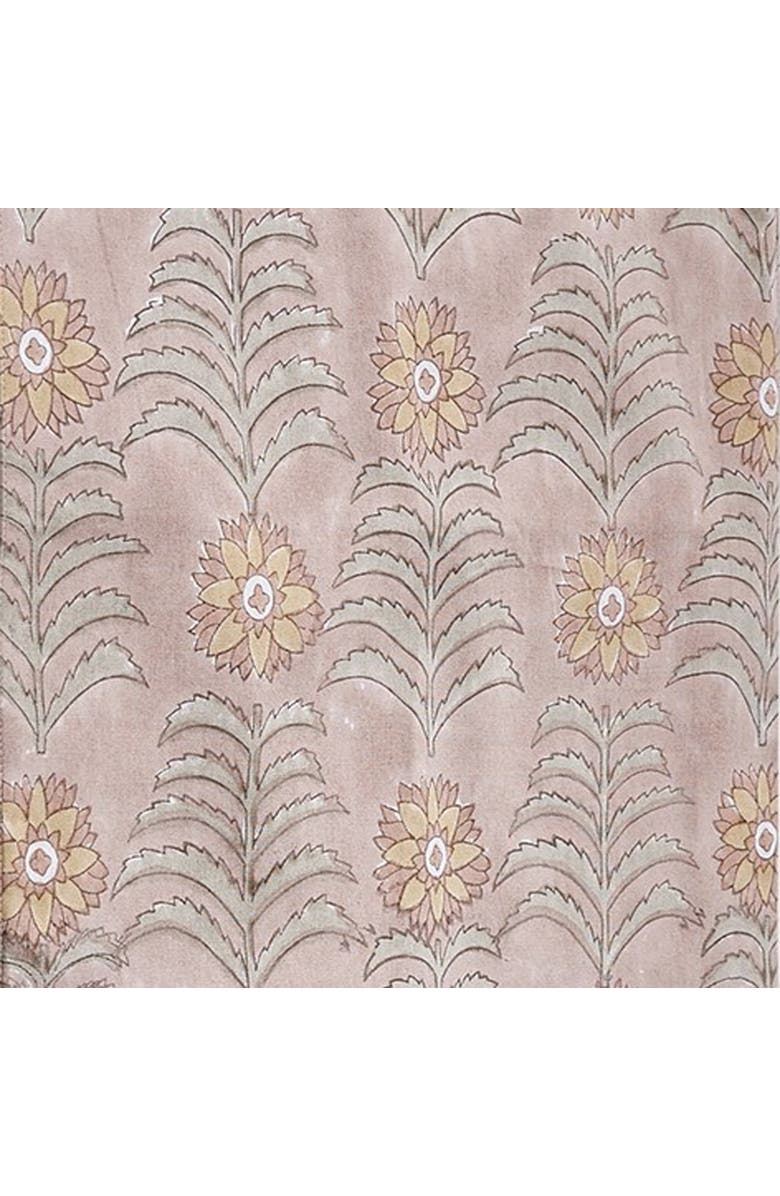 tag Sunflower Block Print Abstract Cotton Table Runner Decor, Alternate, color, Multicolored