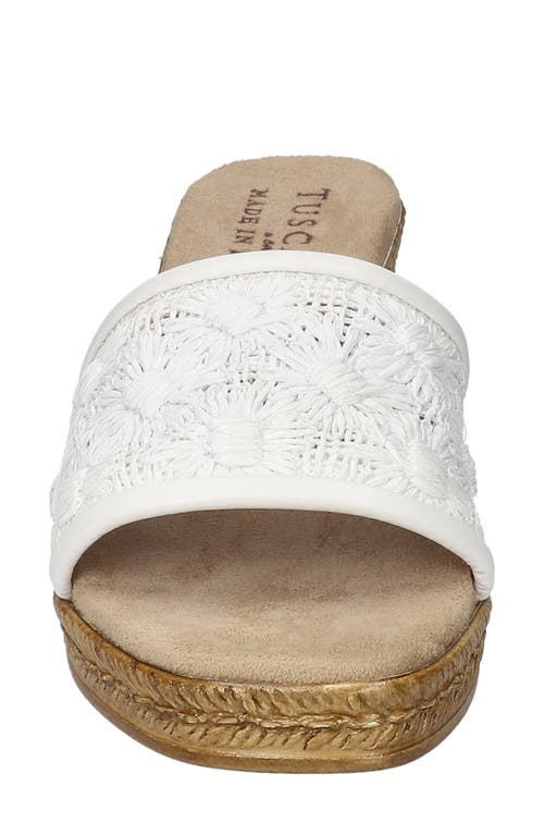 EASY STREET EASY STREET RICCI ESPADRILLE PLATFORM WEDGE SLIDE SANDAL