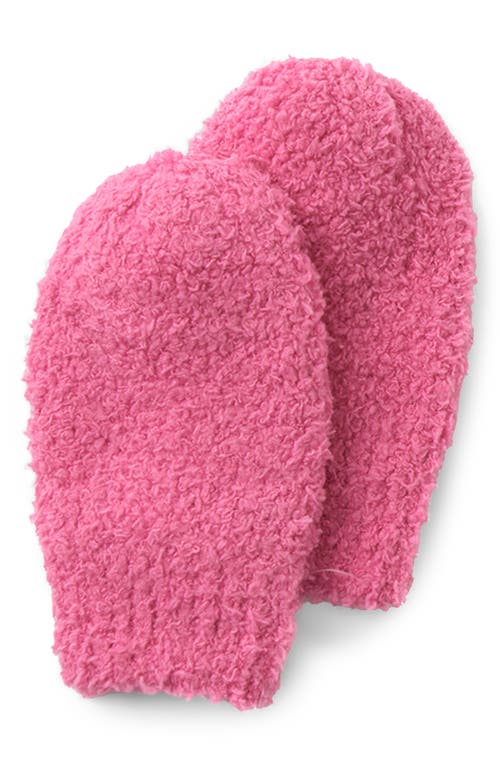 7 A.m. Enfant Fuzzy Knit Mittens In Pink