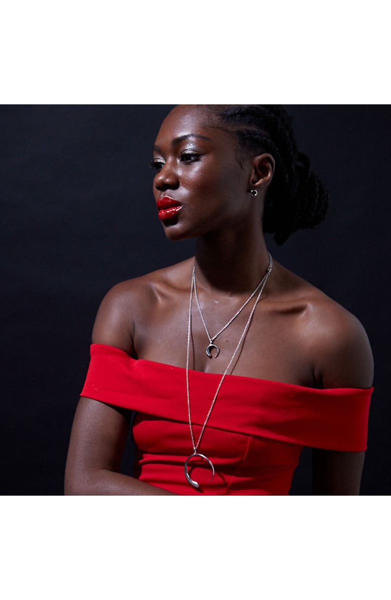 Lucy Quartermaine Luna Studs, Alternate, color, Sterling Silver