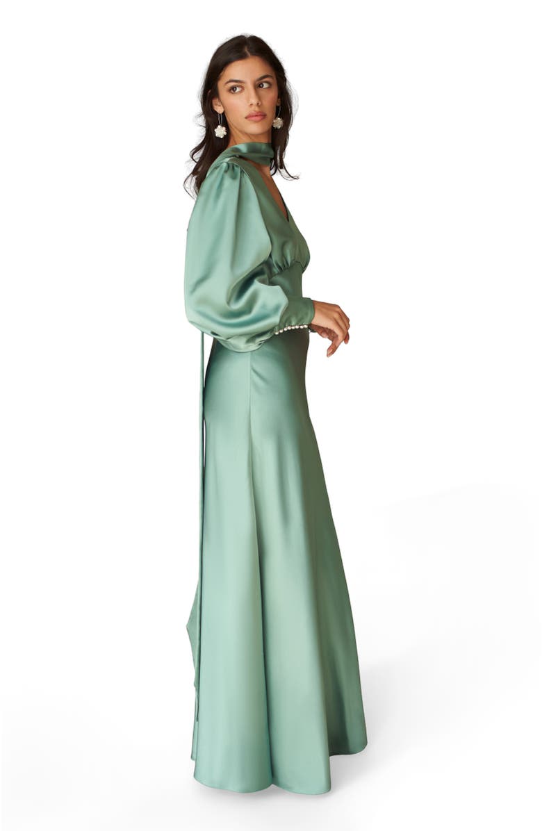 Vasiliki Morgan Silky Bias Cut Dress, Alternate, color, 