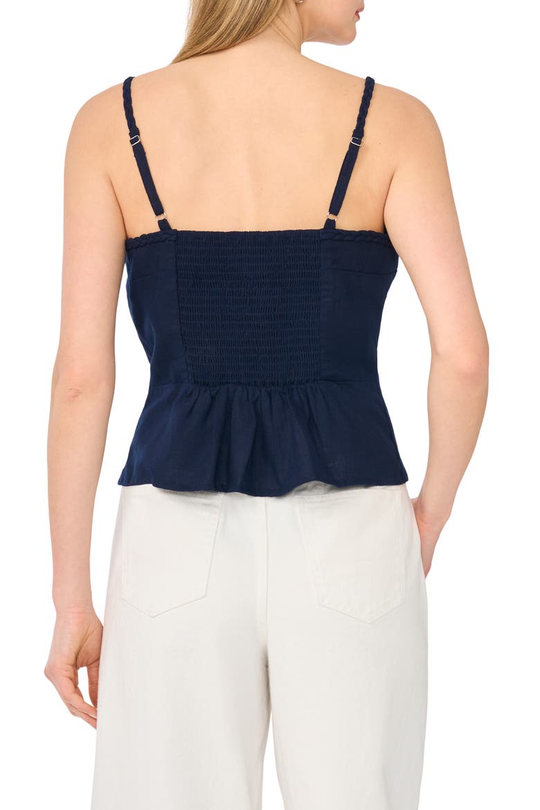 Braided Trim Tank Top, Alternate, color, CLASSIC NAVY