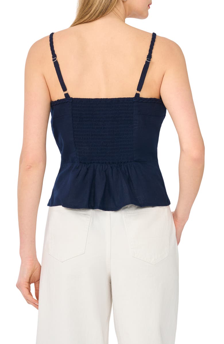 1.STATE Braided Trim Tank Top, Alternate, color, Classic Navy