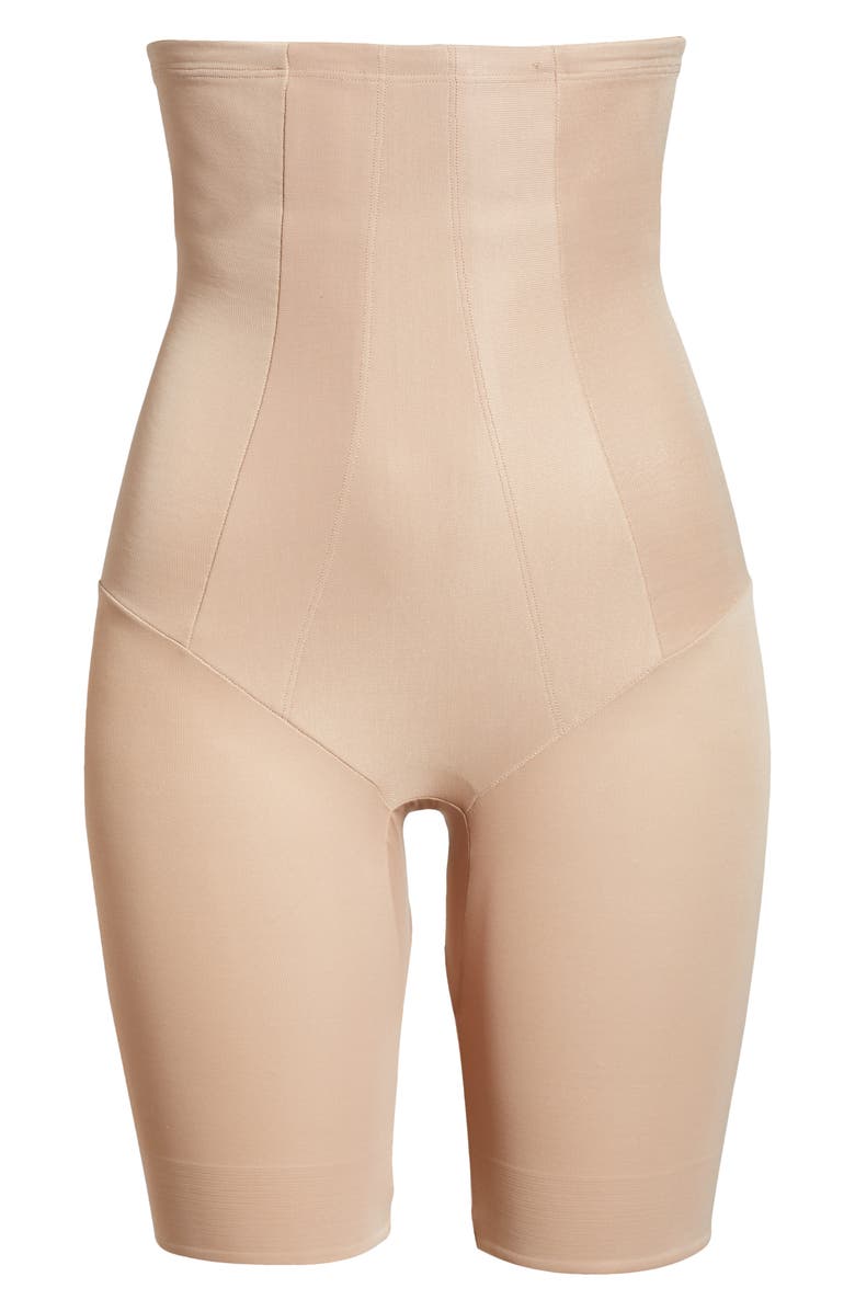 Miraclesuit<sup>®</sup> Shape with an Edge<sup>®</sup> High Waist Thigh Slimmer, Alternate, color, Stucco