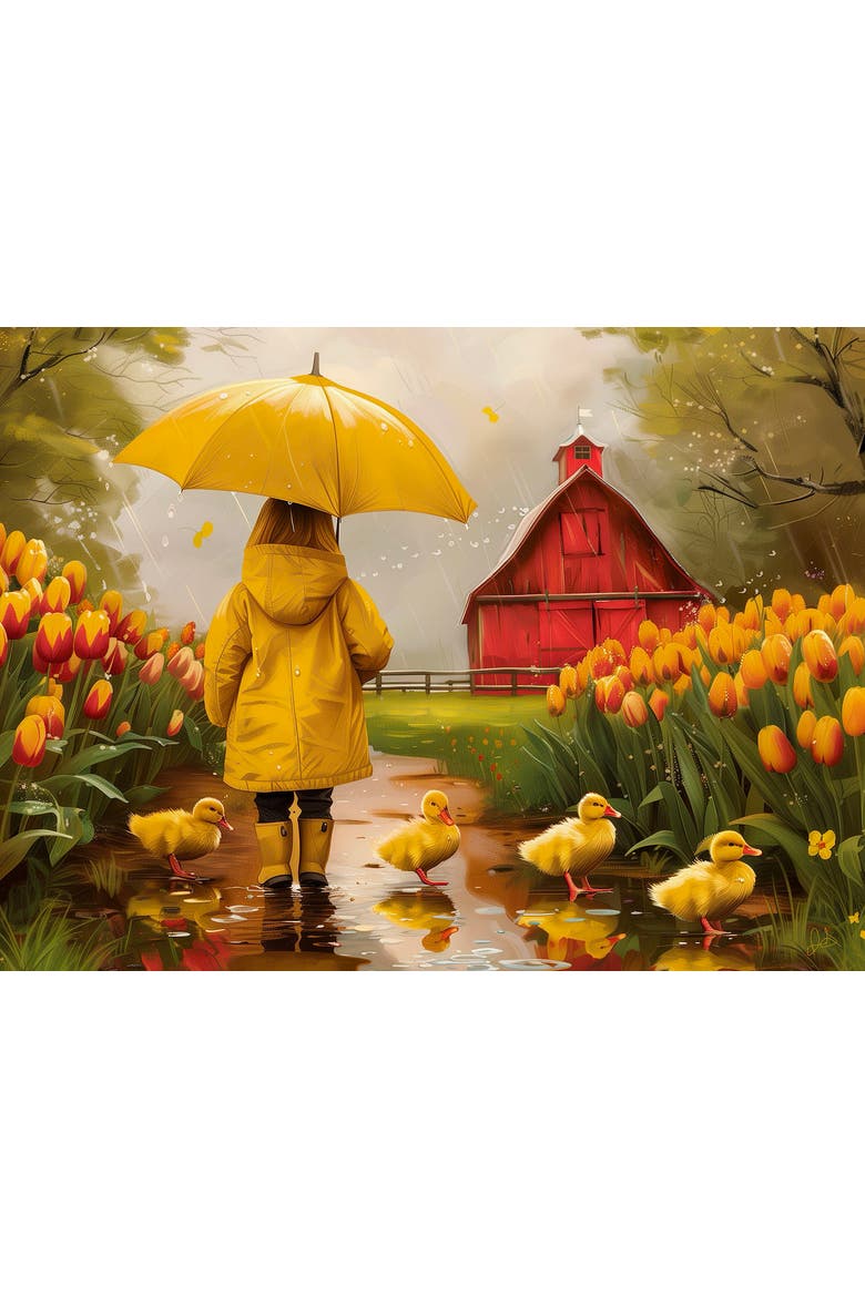 Rainy Day Walk 1000 piece Jigsaw Puzzle for Adults, Alternate, color, Multicolor