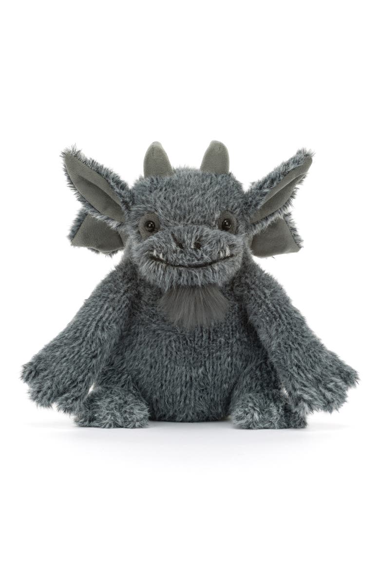 Growlston Gargoyle Small Plushie, Alternate, color, GREY