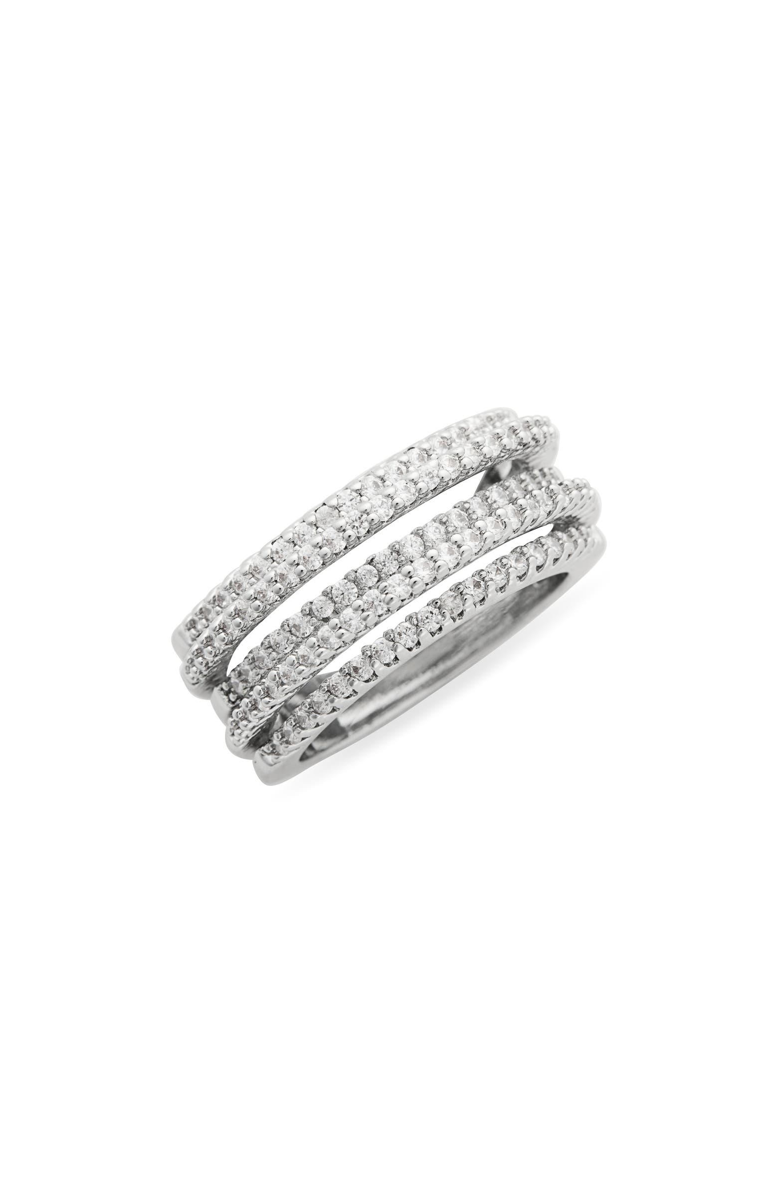 Covet Faux Stack Crystal Ring | Nordstromrack