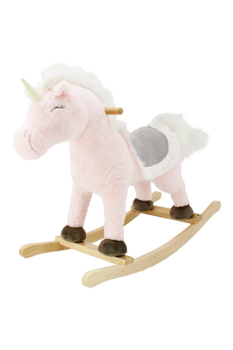 Unicorn Joyrides Rocker, Main, color, PINK