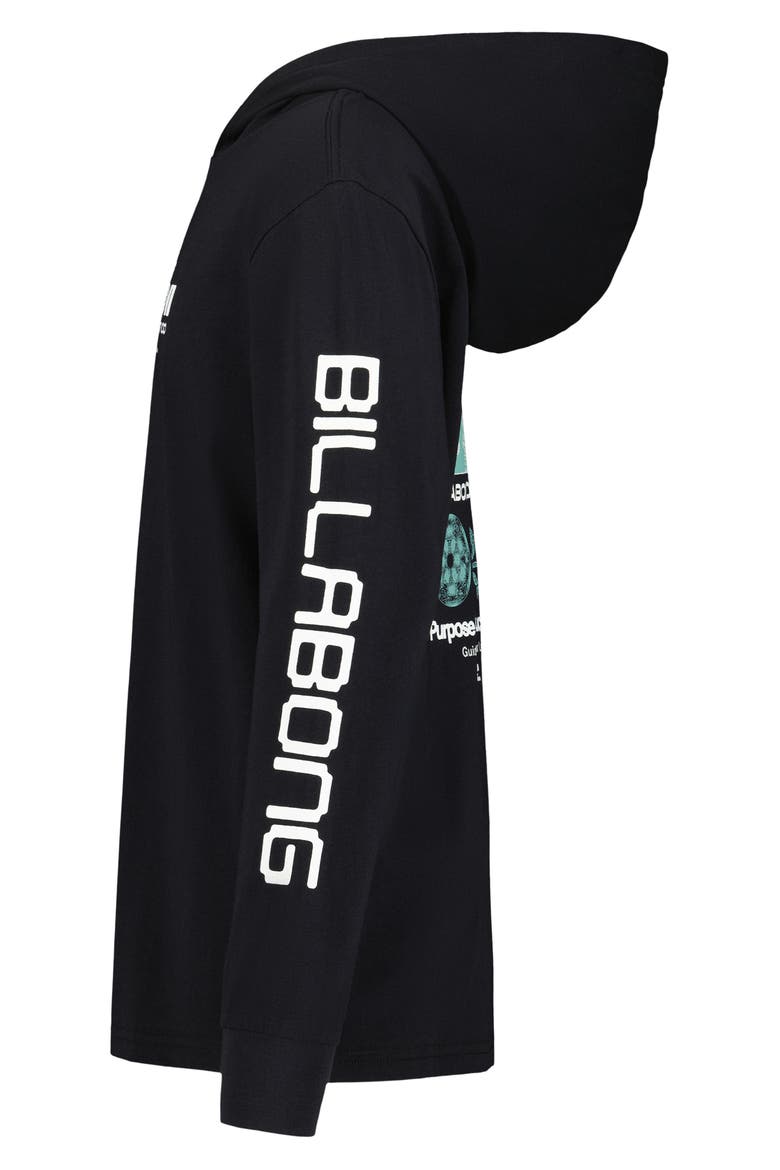 Kids' Particle Graphic Hoodie, Alternate, color, BLACK