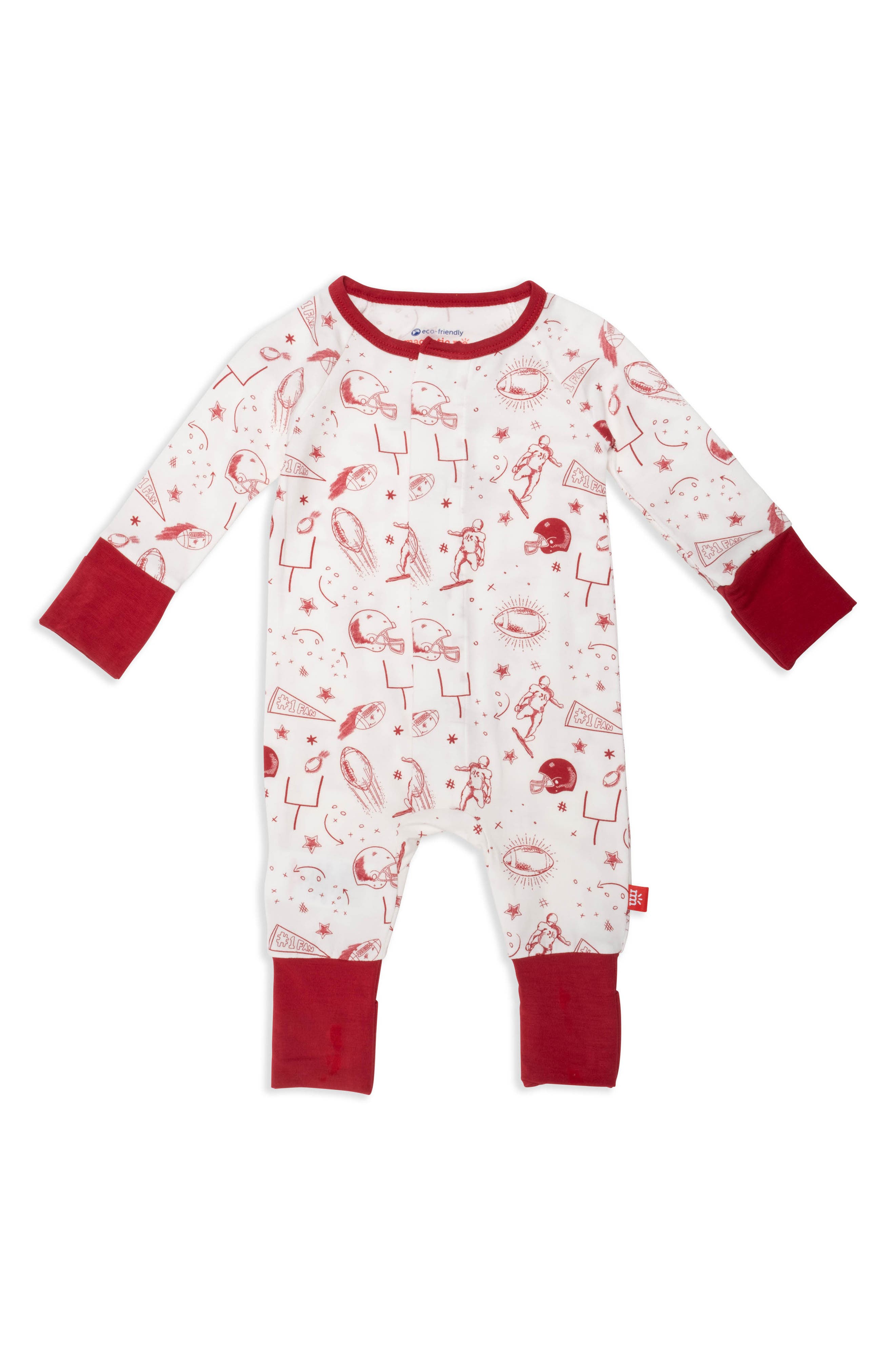 Magnetic Me Game Day Magnetic Footie in White 