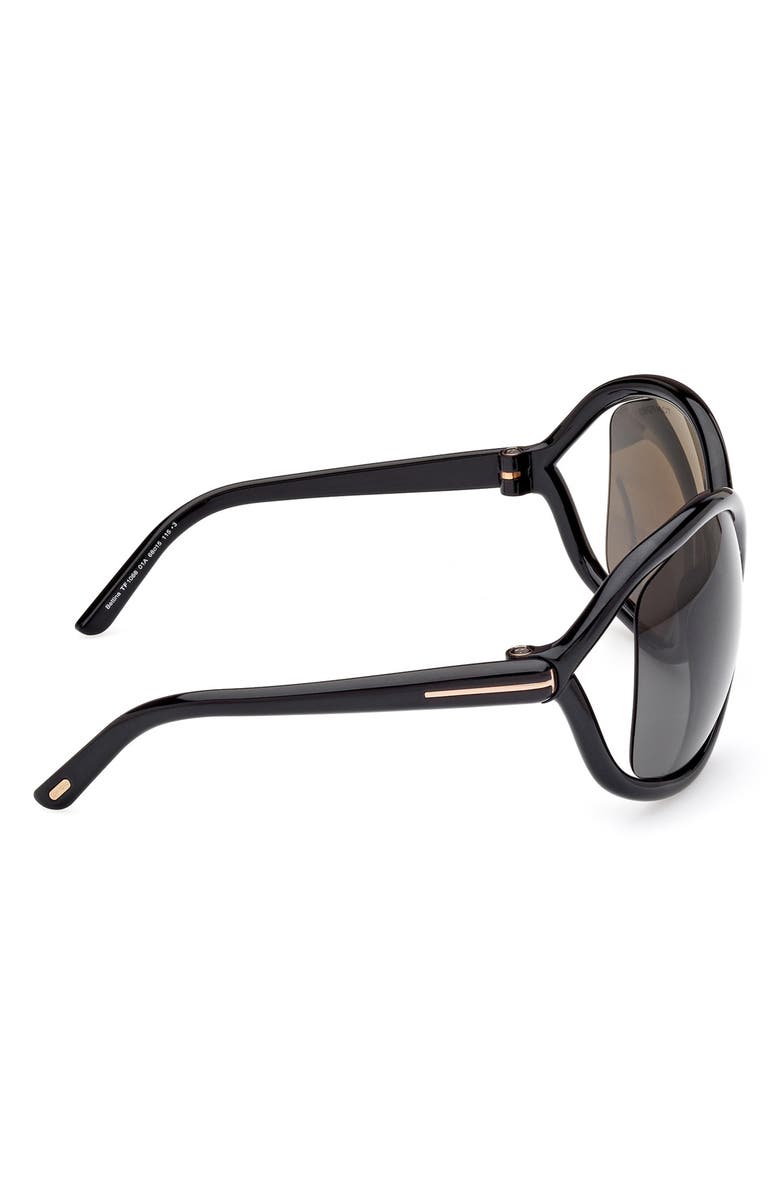 TOM FORD Bettina 68mm Oversize Butterfly Sunglasses, Alternate, color, 