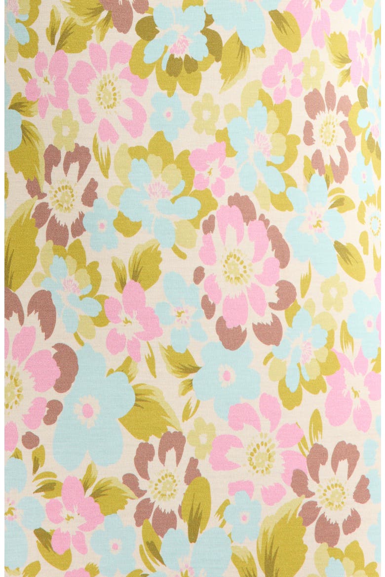 Floral Jersey Nightgown, Alternate, color, PAINTED BLOOMS