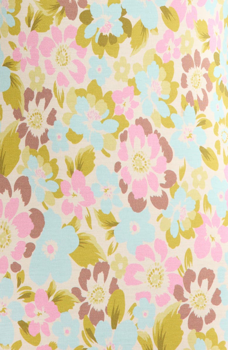 KILO BRAVA Floral Jersey Nightgown, Alternate, color, Painted Blooms