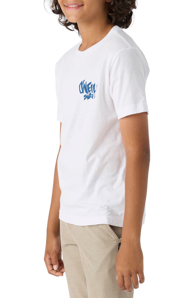 O'Neill Kids' Drop-In Graphic T-Shirt, Alternate, color, White