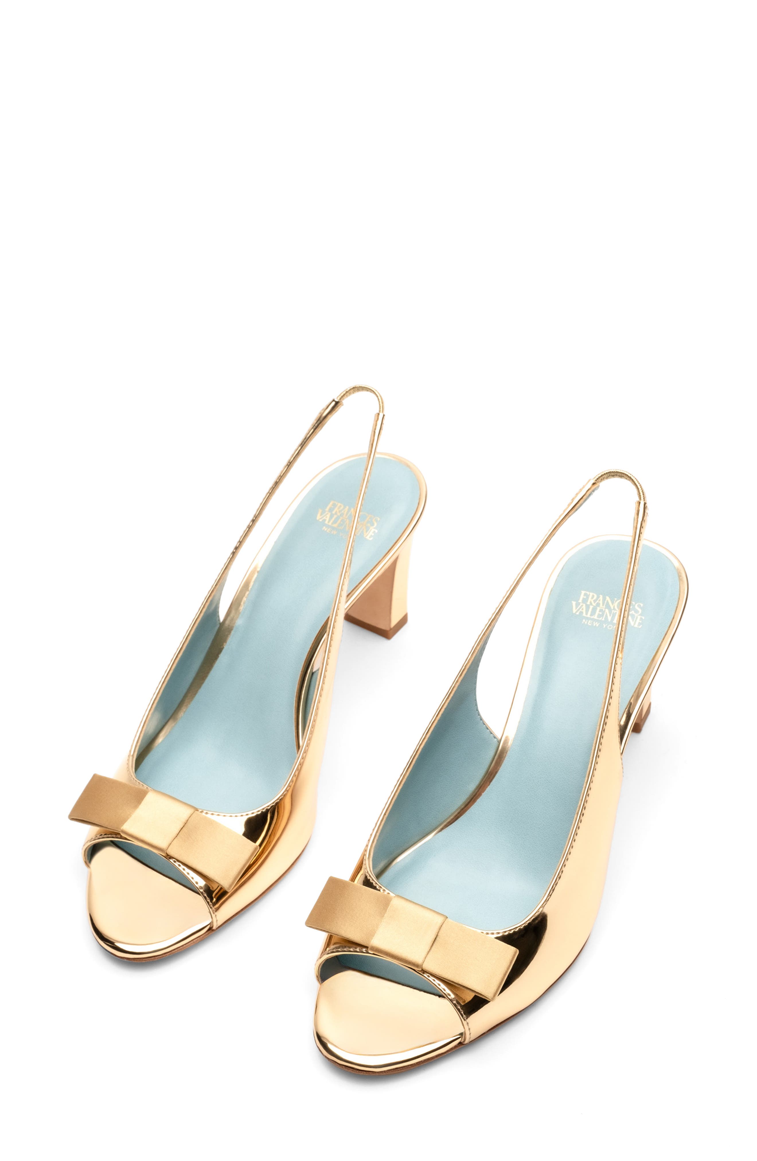 Frances Valentine Reese Slingback Sandal, Alternate, color, Platino