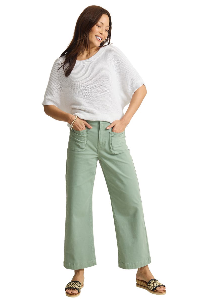 Tommy Bahama Zandra Short Sleeve Linen Blend Sweater, Alternate, color, 