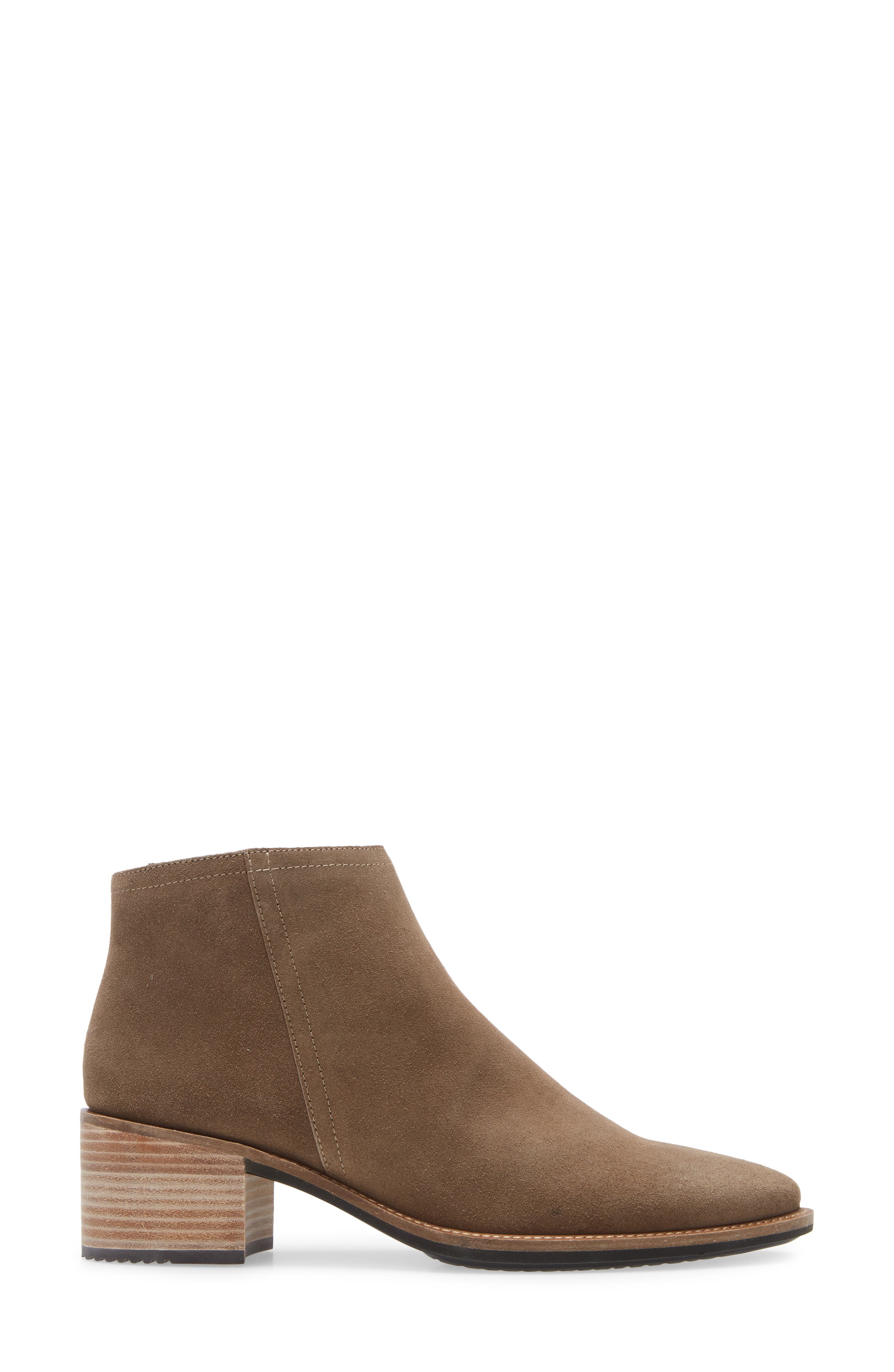Shape 35 Water Repellent Bootie, Alternate, color, BIRCH SUEDE