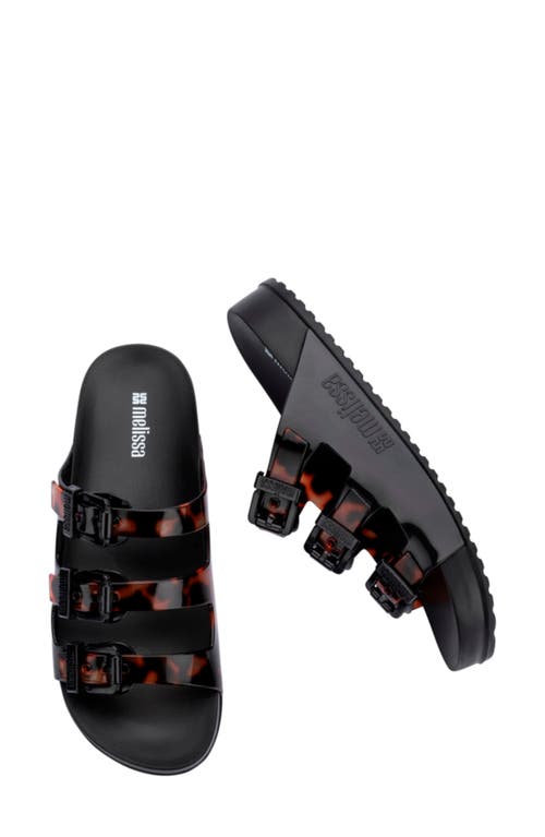 MELISSA MELISSA COZY STRIPES PLATFORM SLIDE SANDAL