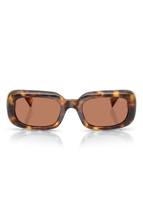 52mm Rectangular Sunglasses