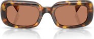 Miu Miu 52mm Rectangular Sunglasses