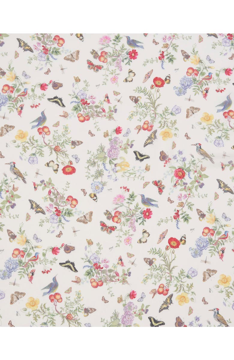 Fable England Alice Garden Lightweight Scarf, Alternate, color, Cream