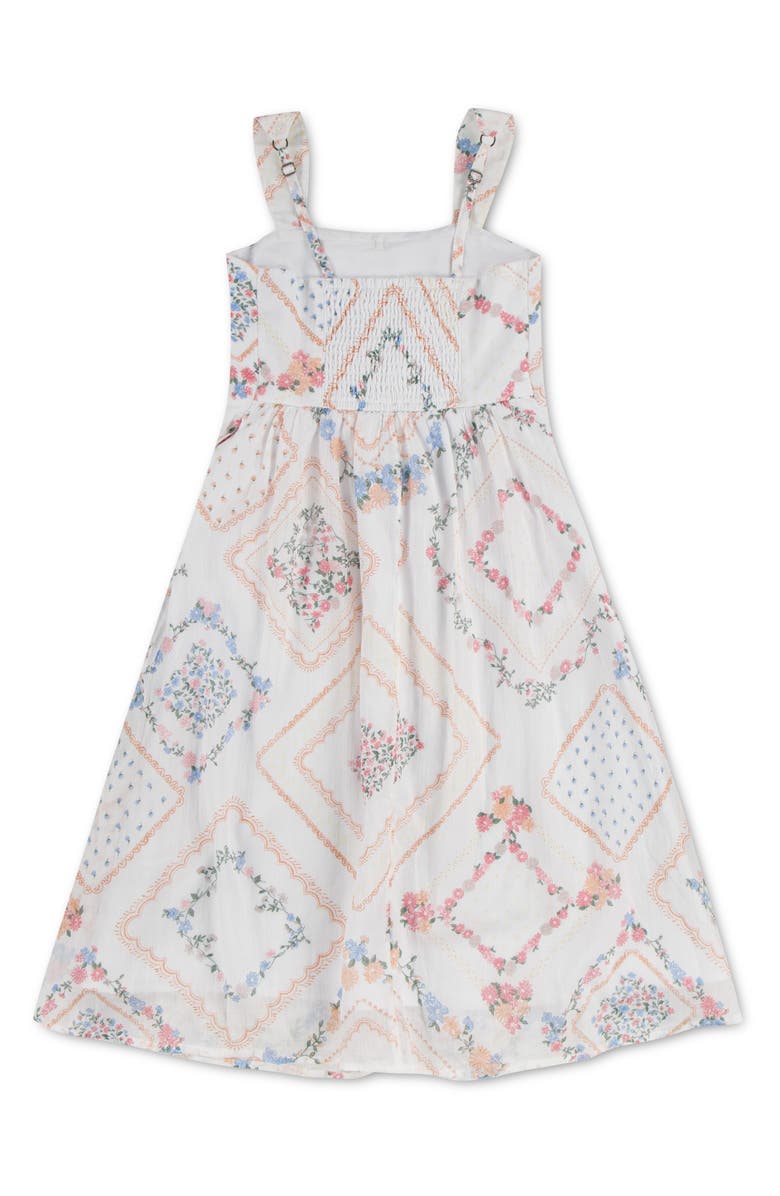 abercrombie kids Kids' Pintuck Maxi Dress, Alternate, color, Bright White