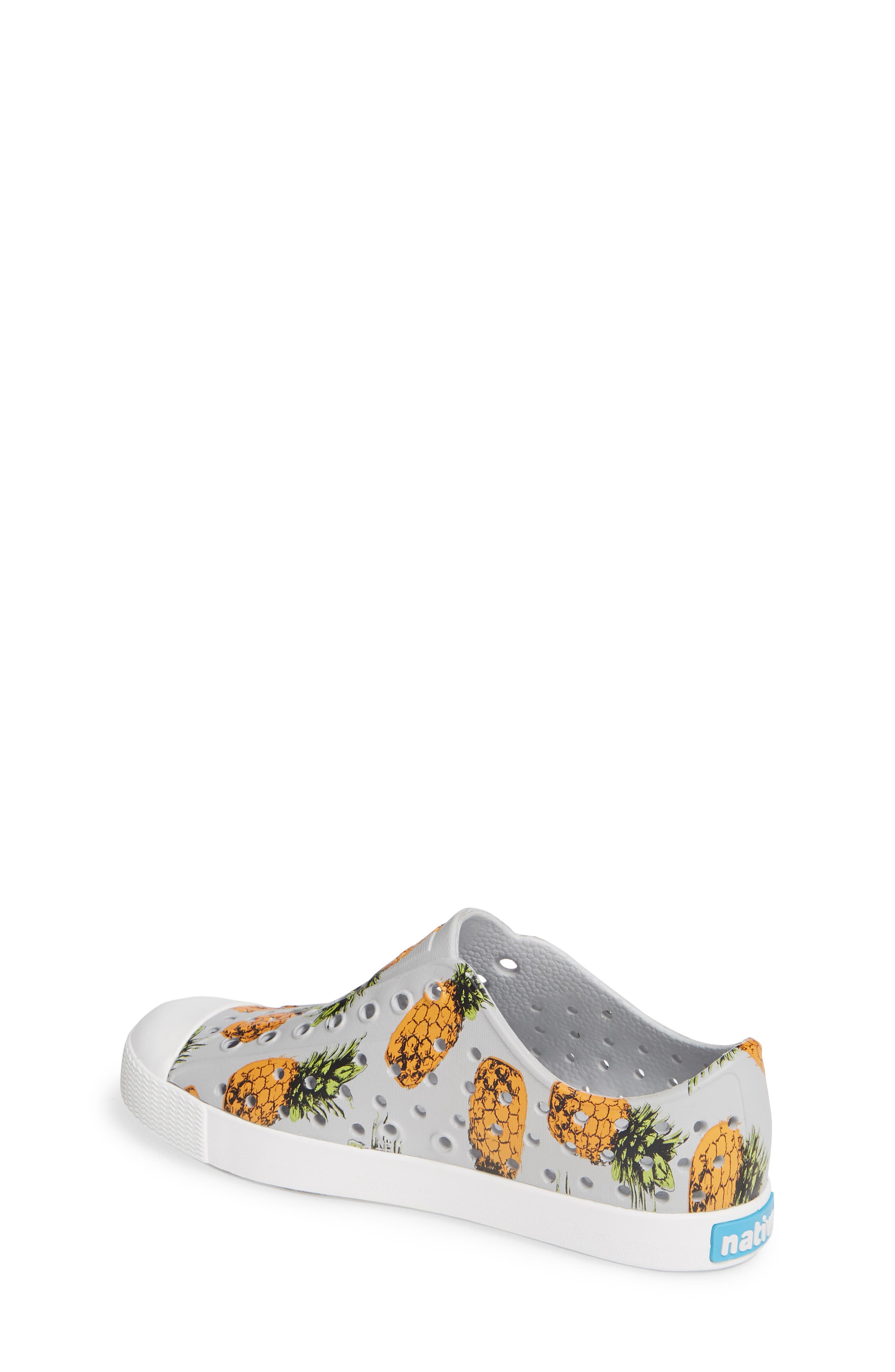 Jefferson Water Friendly Vegan Sneaker, Alternate, color, MIST GREY/ WHITE PINEAPPLES