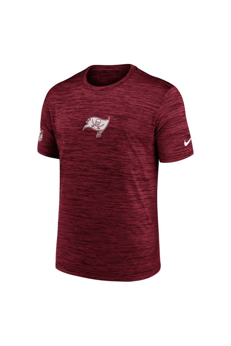 Men's Nike Red Tampa Bay Buccaneers Sideline Velocity Performance T-Shirt, Alternate, color, Red