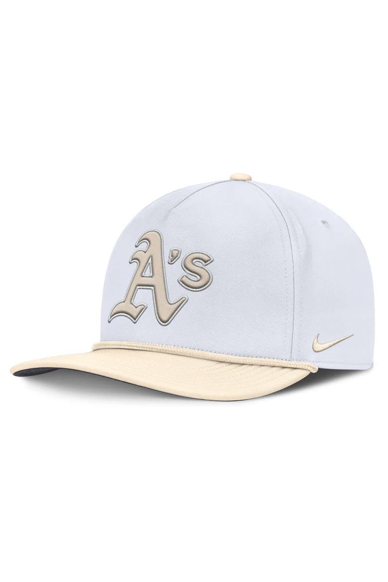 Men's Nike  White/Cream Athletics Pro Performance Snapback Hat, Main, color, White