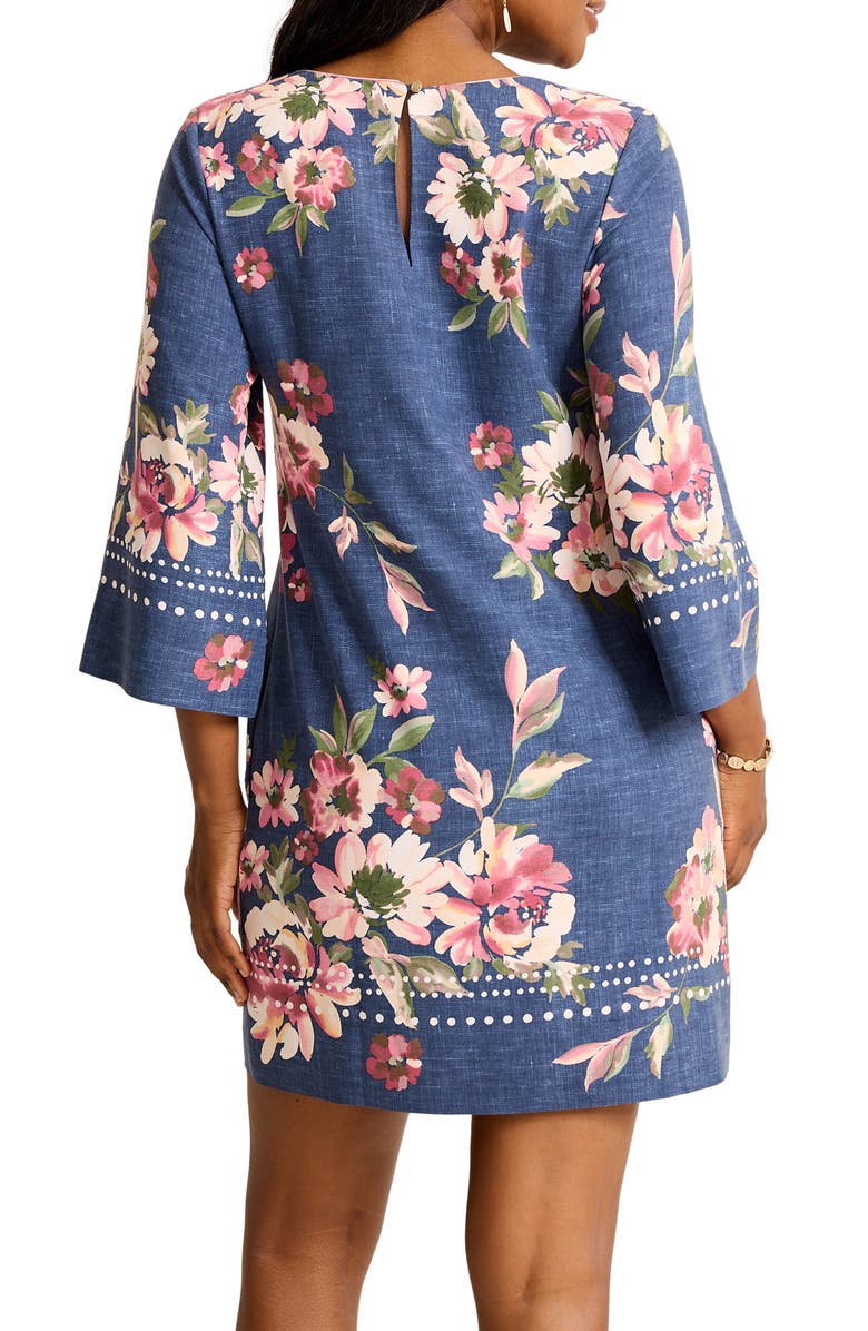 Tommy Bahama Fuji Tidal Bloom Silk Minidress, Alternate, color, Coastline