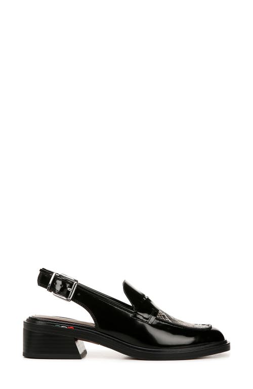 Franco Sarto Giada Slingback Penny Loafer Pump In Black