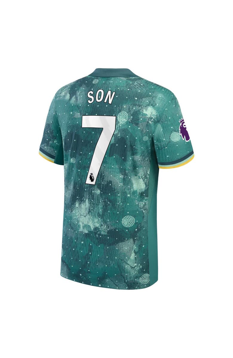 Nike Men's Nike Son Heung-Min Green Tottenham Hotspur 2024/25 Third Authentic Player Jersey, Alternate, color, 