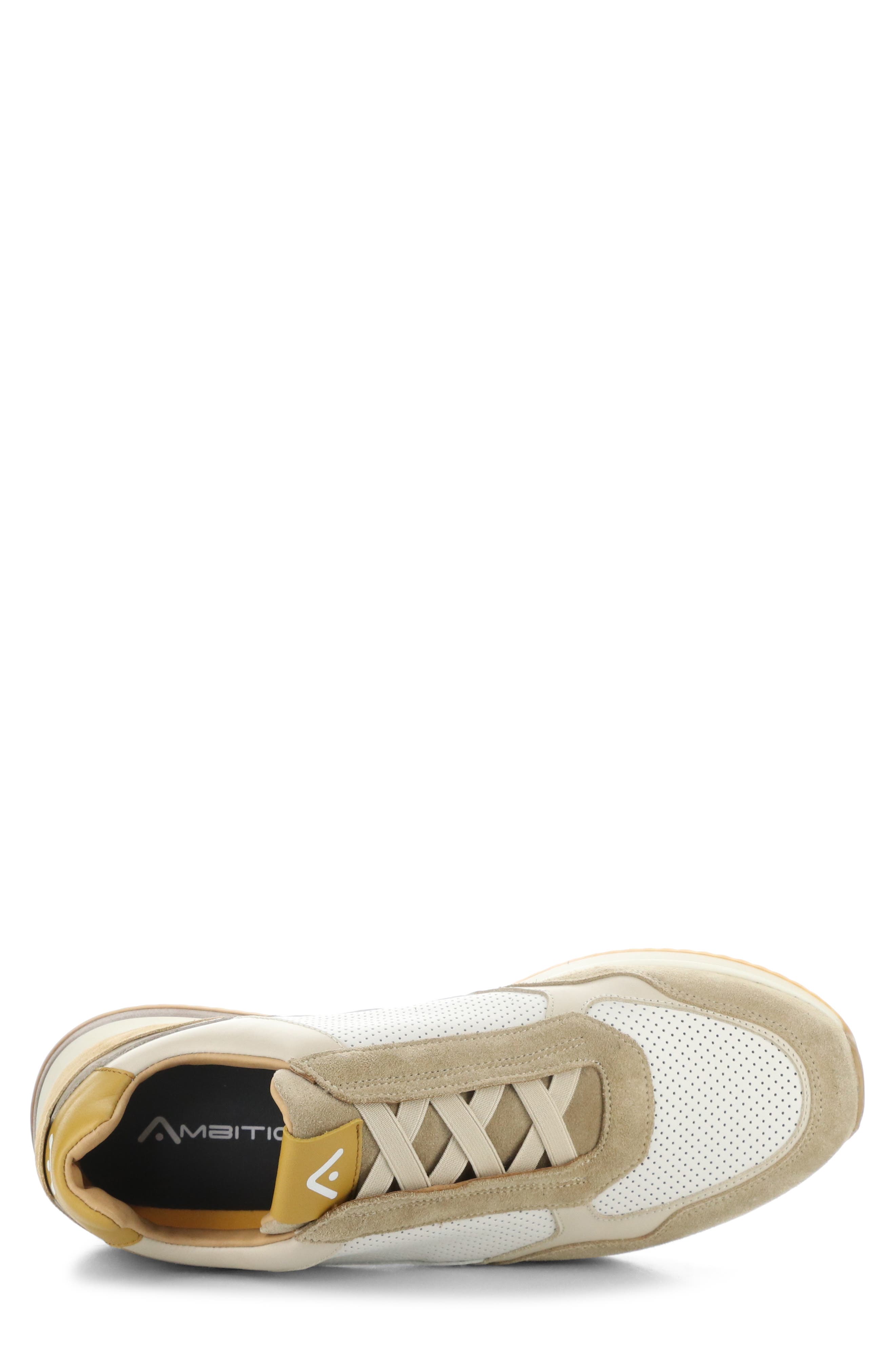 13956 Low Top Sneaker, Alternate, color, BEIGE/ OFF WHITE