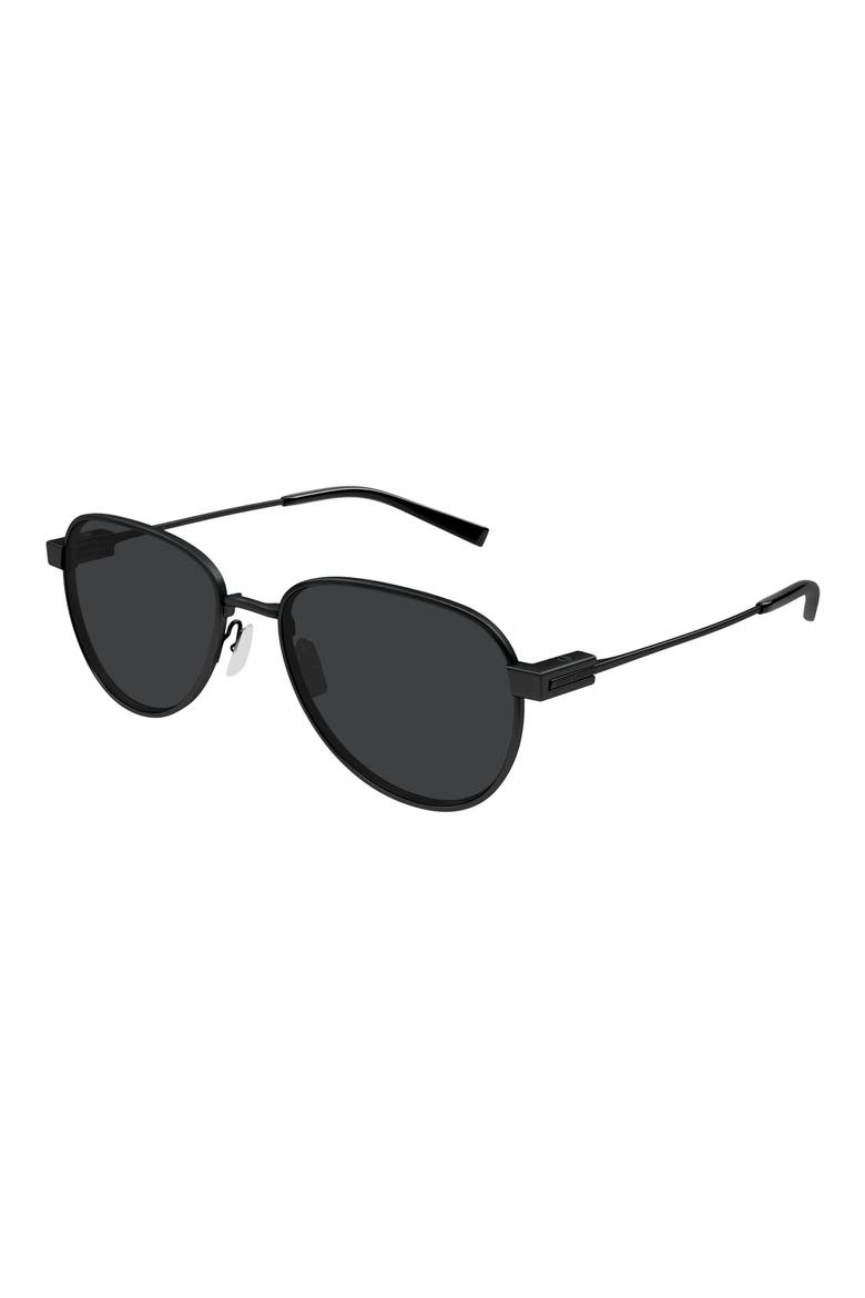 53mm Panthos Sunglasses, Alternate, color, BLACK