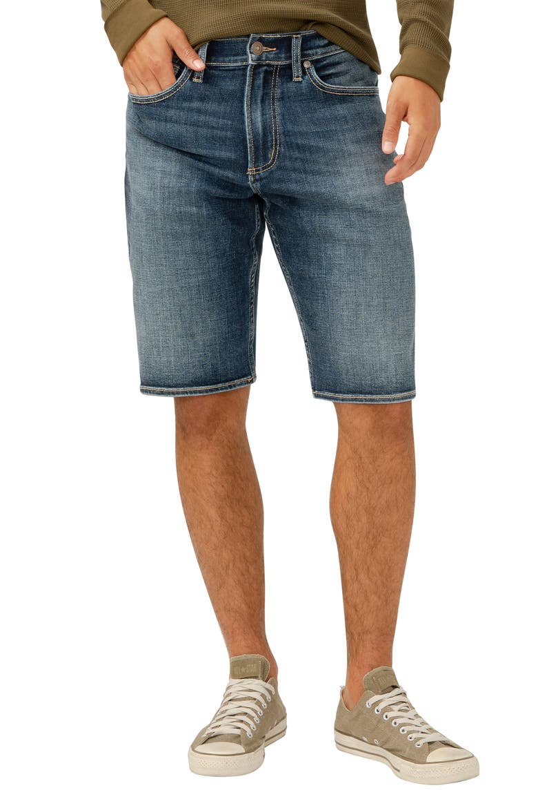 Zac Relaxed Fit Denim Shorts, Main, color, INDIGO