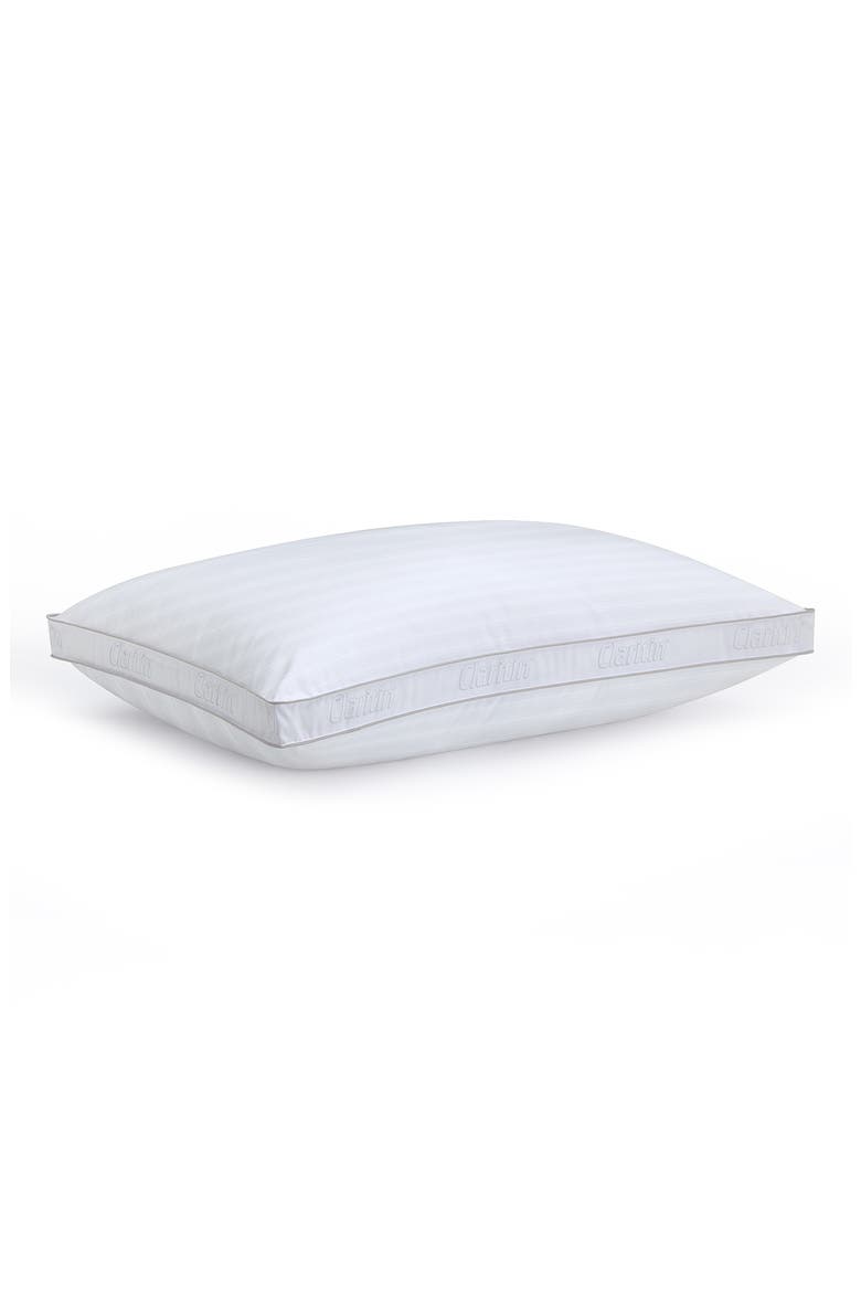 Claritin Ultimate Allergen Barrier Firm Density Pillow, Main, color, WHITE