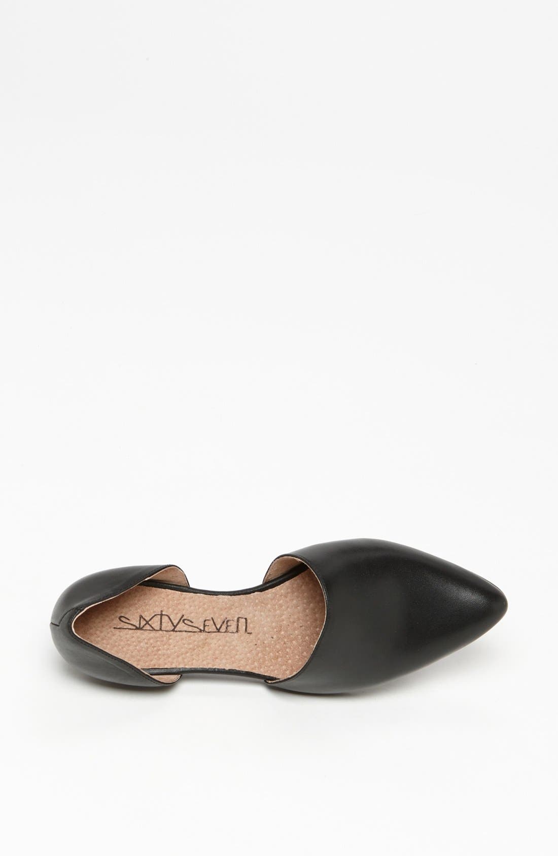 'Erin' Flat, Alternate, color, BLACK LEATHER