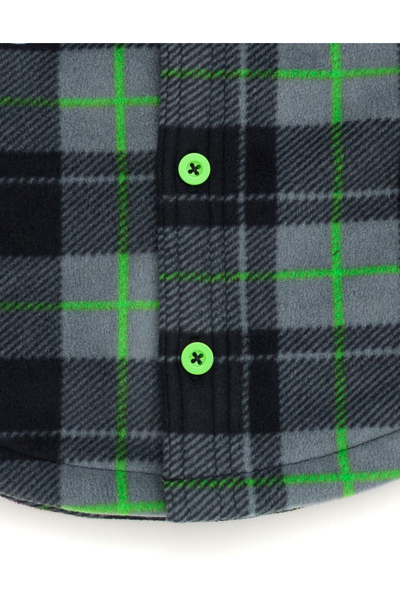 Grave Digger Button Front Shacket, Alternate, color, Grave Digger Green