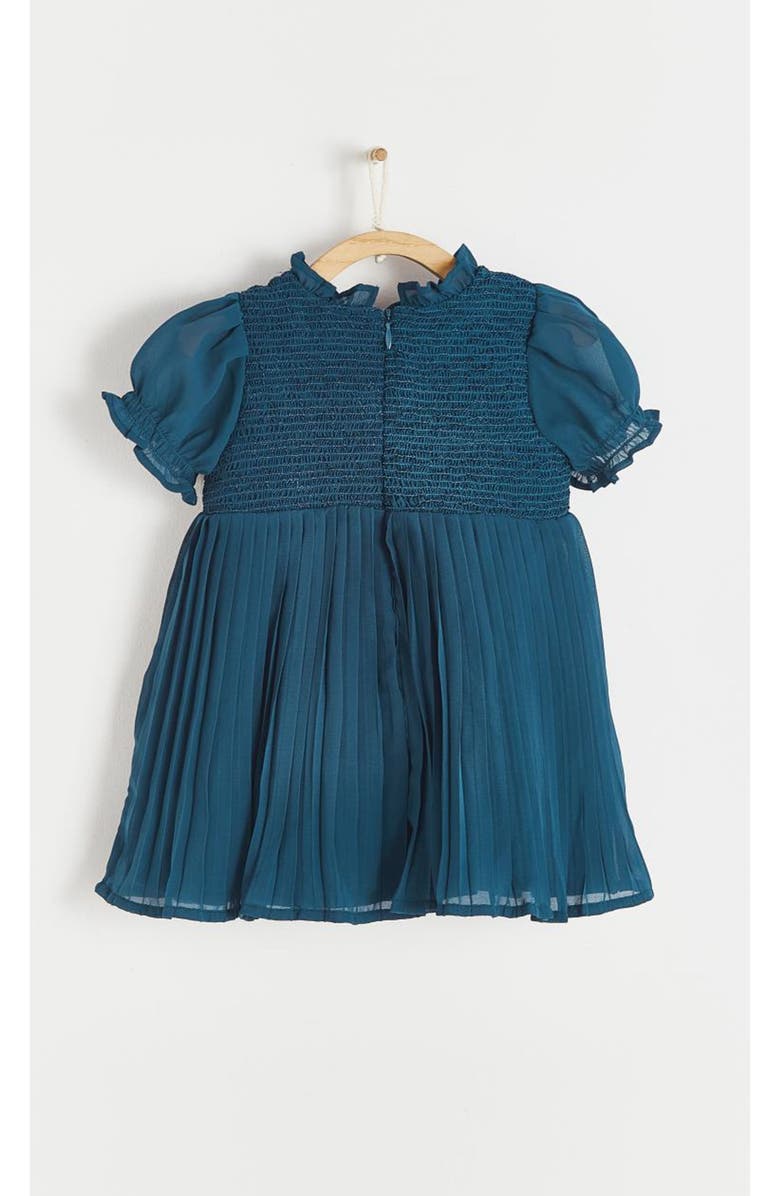 Babycottons Premium Cotton Meryl Pleated Dress For Infant, Alternate, color,