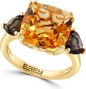 EFFY Citrine & Smoky Quartz Ring