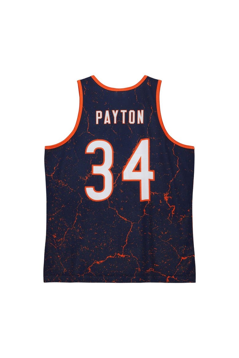 Men's Mitchell & Ness Walter Payton Navy Chicago Bears 1983 Player Burst Tank Top, Alternate, color, Navy