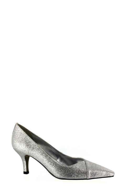 Chiffon Pointed Toe Pump - Multiple Widths Available