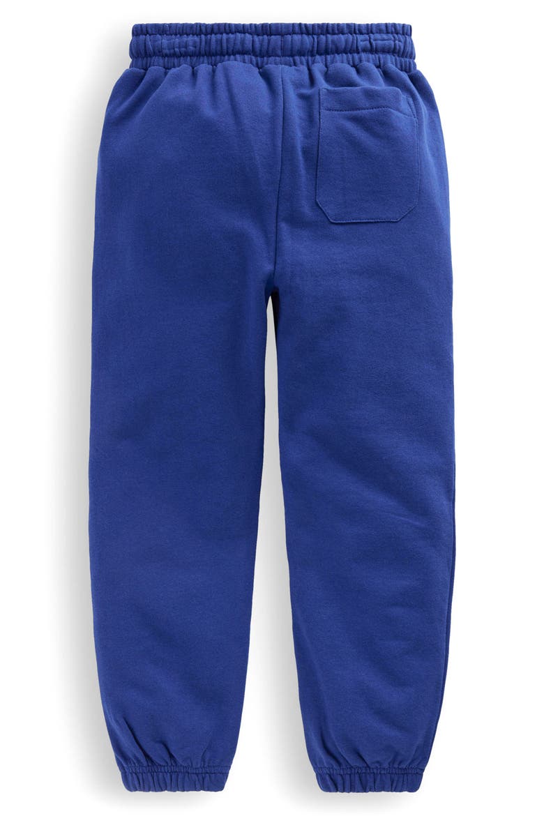 Kids' Dino Appliqué Cotton Joggers, Alternate, color, NAVY DINO
