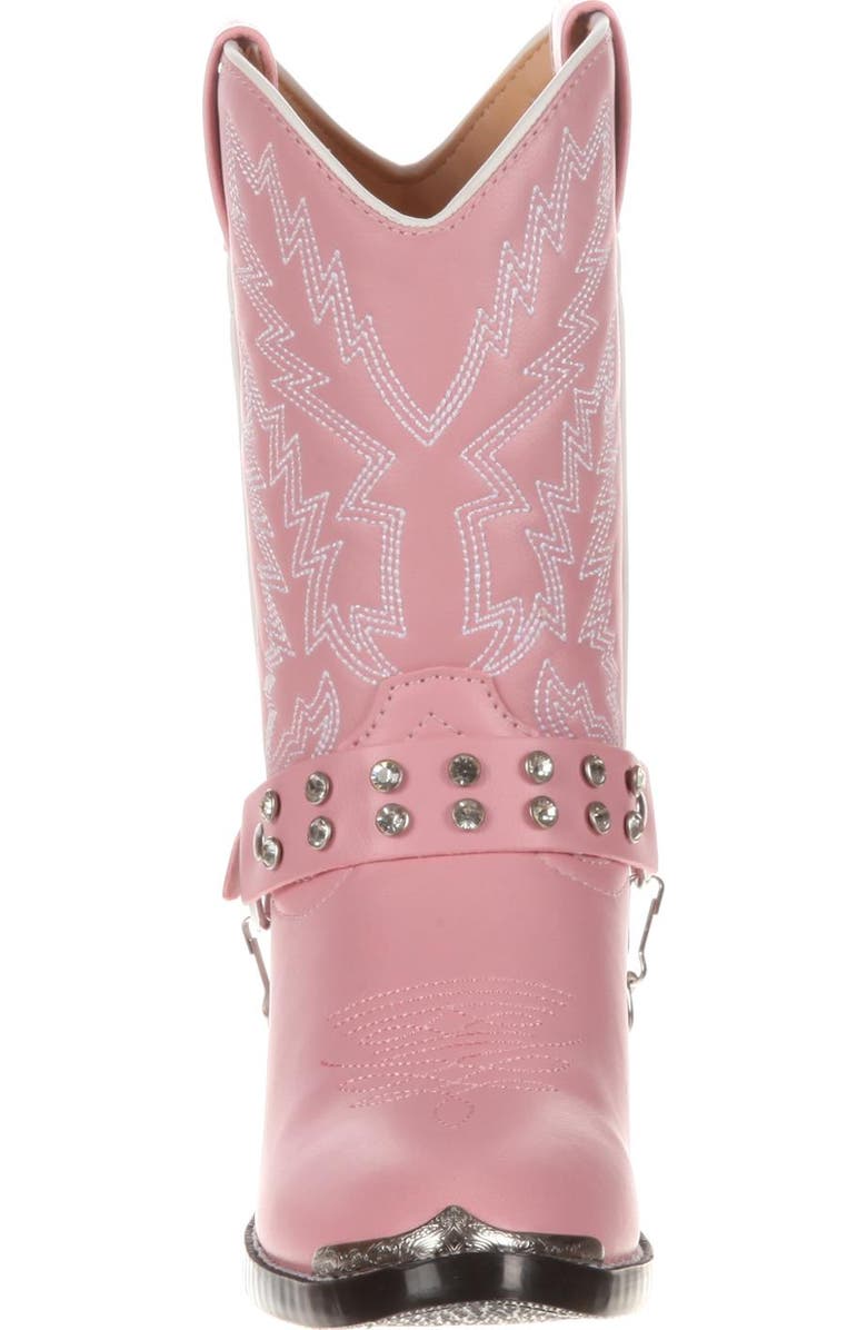 DURANGO Lil' Little Kid Pink Rhinestone Western Boot, Alternate, color, Pink Bling