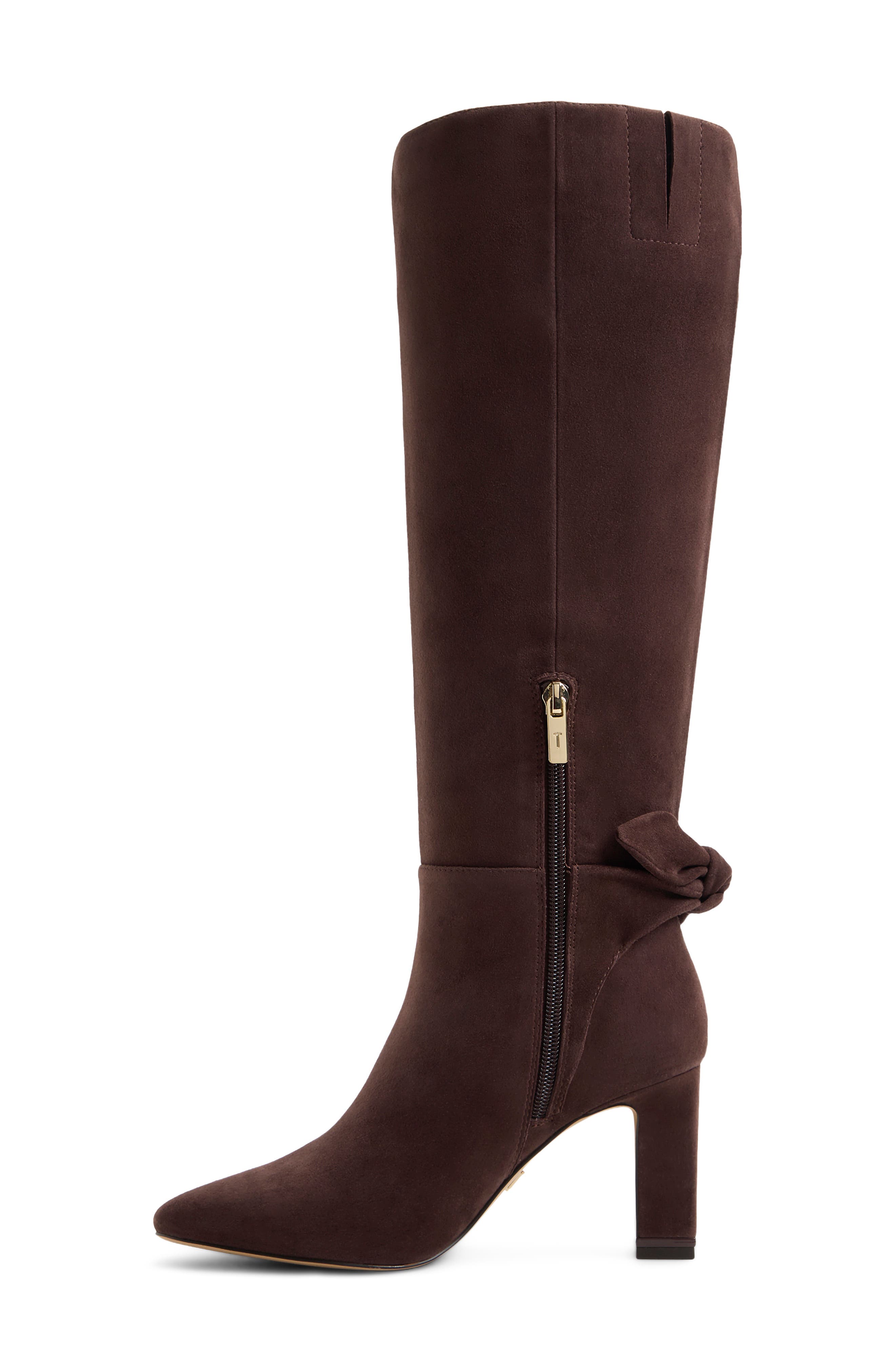 Daphne Knee High Boot, Alternate, color, DARK BROWN