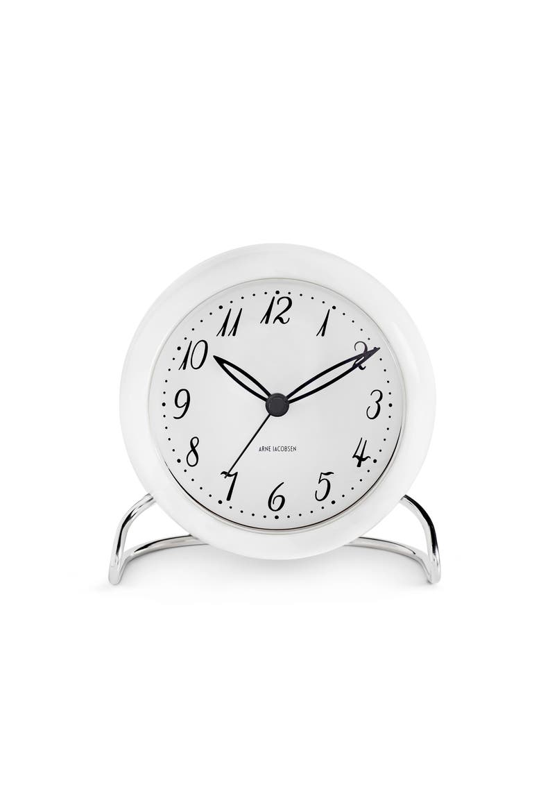 Lk Table Clock, Main, color, White