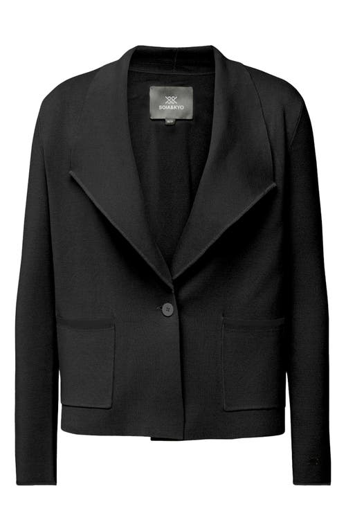 Soia & Kyo Ioni Shawl Collar Jacket In Black
