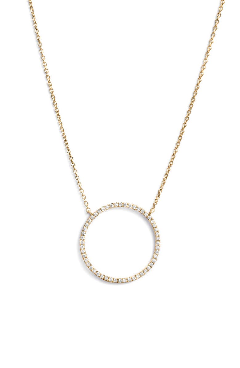 Bony Levy Simple Obsessions Circle Pendant Necklace, Main, color,